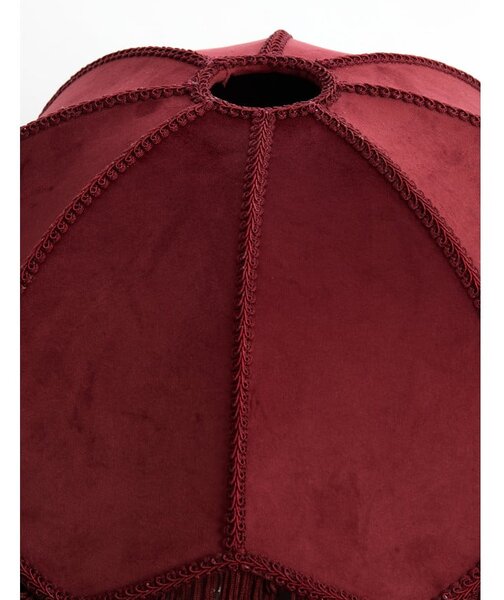 Bordowy abażur ø 35 cm Malacia – Light & Living