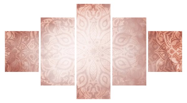 Obraz - Różowa mandala (125x70 cm)