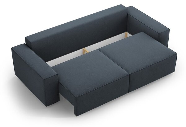 Niebieska rozkładana sofa 247 cm Jodie – Micadoni Home