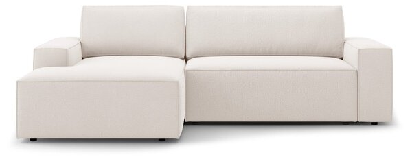 Beżowy rozkładany narożnik (lewostronny) Jodie – Micadoni Home