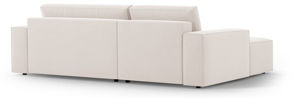 Beżowy rozkładany narożnik (lewostronny) Jodie – Micadoni Home