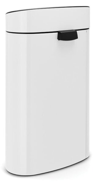 Biały stalowy kosz na śmieci otwierany na dotyk 40 l Touch Bin – Brabantia