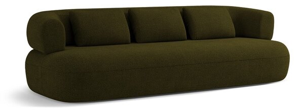 Zielona sofa z materiału bouclé 226 cm Jenny – Micadoni Home