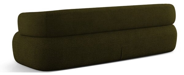 Zielona sofa z materiału bouclé 226 cm Jenny – Micadoni Home