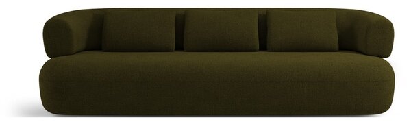 Zielona sofa z materiału bouclé 226 cm Jenny – Micadoni Home