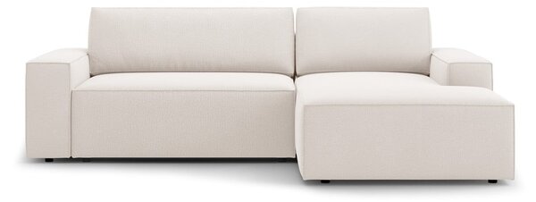 Beżowy rozkładany narożnik (prawostronny) Jodie – Micadoni Home