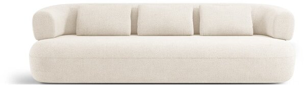 Beżowa sofa z materiału bouclé 226 cm Jenny – Micadoni Home