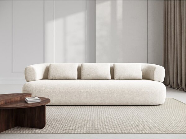 Beżowa sofa z materiału bouclé 226 cm Jenny – Micadoni Home