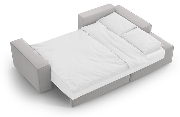 Jasnoszary rozkładany narożnik (prawostronny) Jodie – Micadoni Home