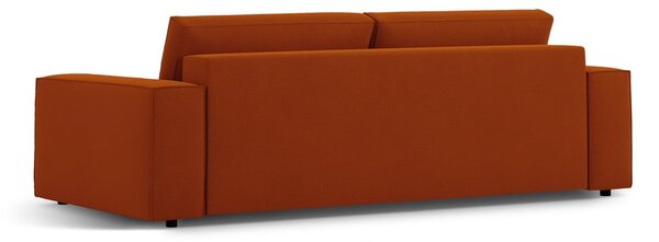 Ceglasta rozkładana sofa 247 cm Jodie – Micadoni Home