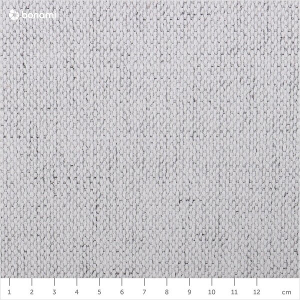 Jasnoszare tapicerowane łóżko dwuosobowe ze schowkiem i stelażem 180x200 cm Lupine – Micadoni