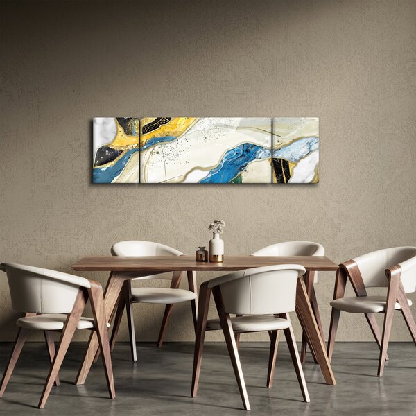 Obraz - Kolorowy marmur (170x50 cm)