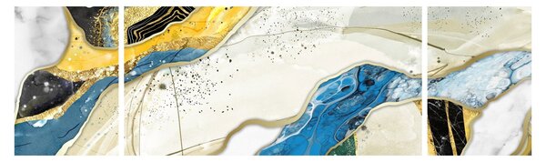 Obraz - Kolorowy marmur (170x50 cm)