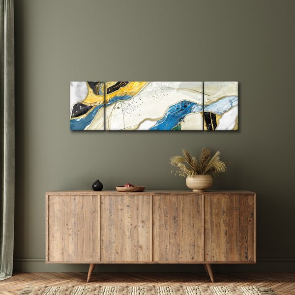 Obraz - Kolorowy marmur (170x50 cm)