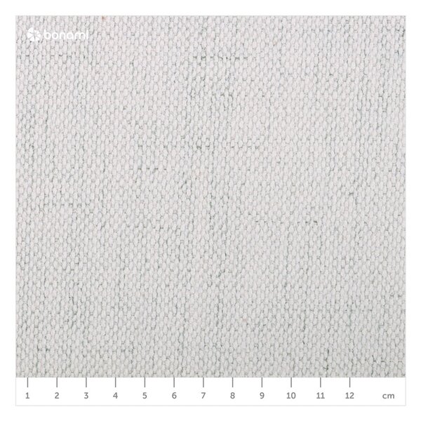 Kremowe tapicerowane łóżko dwuosobowe ze schowkiem i stelażem 160x200 cm Lupine – Micadoni