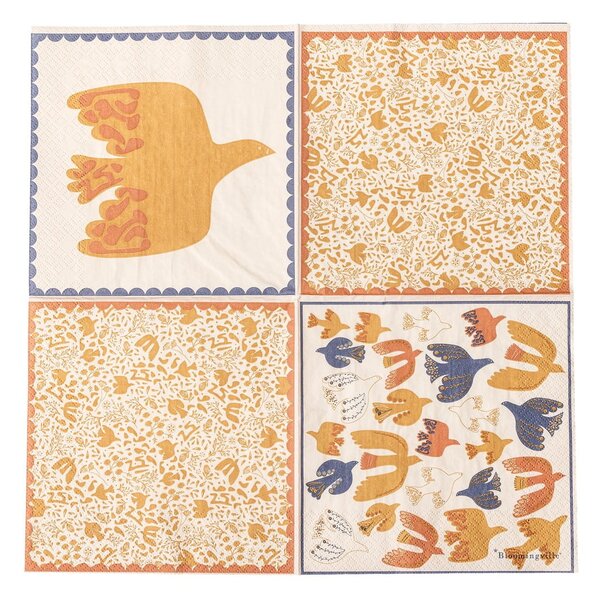 Papierowe serwetki zestaw 20 szt. 33x33 cm Anniversary – Bloomingville