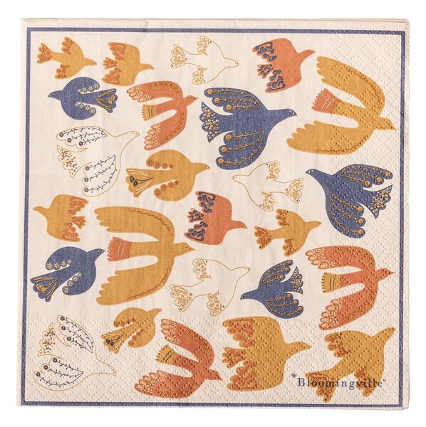 Papierowe serwetki zestaw 20 szt. 33x33 cm Anniversary – Bloomingville