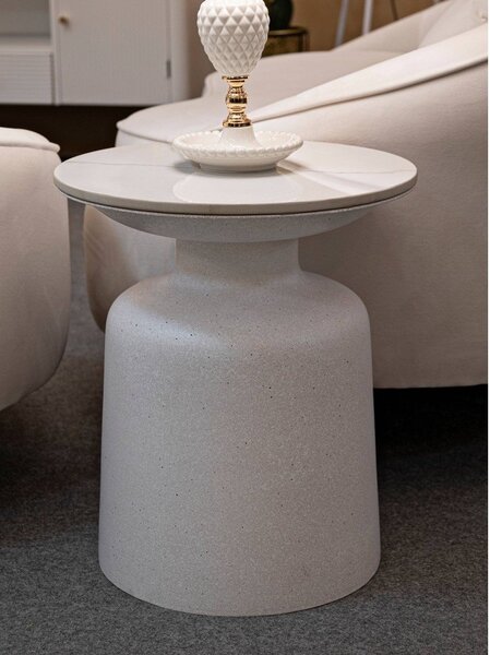 Okrągły stolik z ceramicznym blatem ø 40 cm Fush – Mauro Ferretti