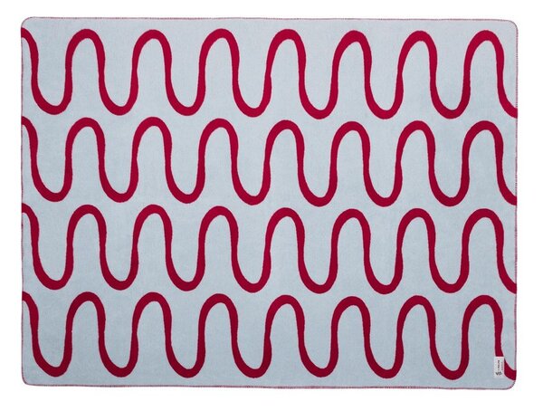 Czerwony koc 150x200 cm Swirl – noo.ma