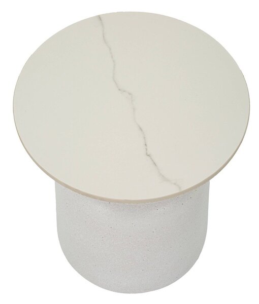 Okrągły stolik z ceramicznym blatem ø 40 cm Fush – Mauro Ferretti