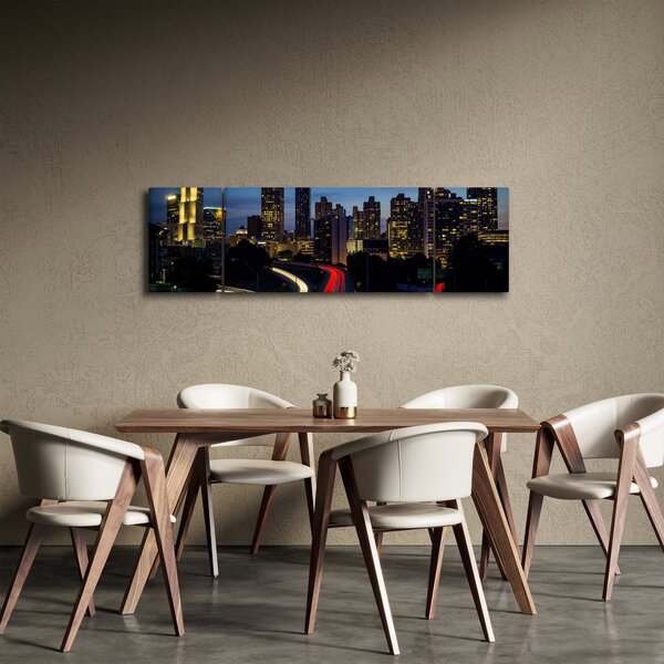 Obraz - Miasto nocą (170x50 cm)
