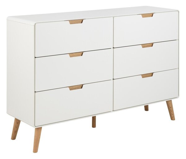 Biała komoda 135x90x40 cm Lowell – Actona