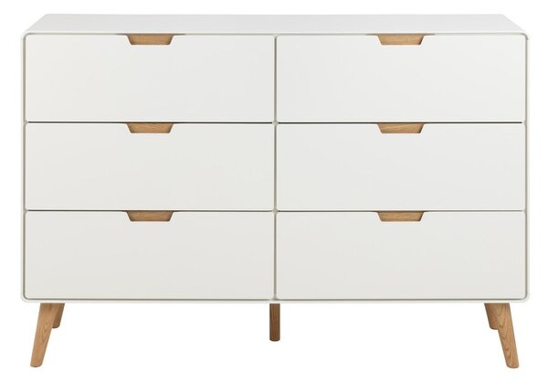 Biała komoda 135x90x40 cm Lowell – Actona