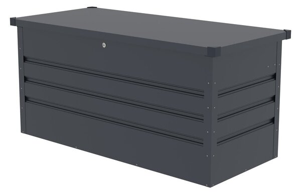 Antracytowa skrzynia ogrodowa Max A – Rojaplast