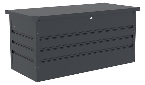 Antracytowa skrzynia ogrodowa Max A – Rojaplast