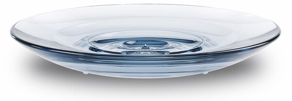 Niebieska plastikowa mydelniczka Droplet – Umbra