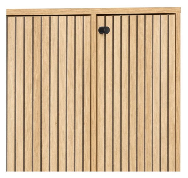 Uchylna szafka na buty w dekorze dębu w naturalnym kolorze 99x140x35 cm Albany – Actona