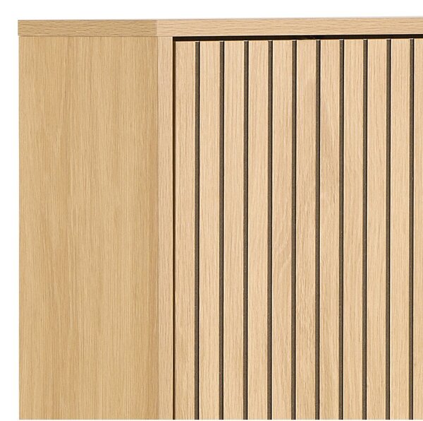 Uchylna szafka na buty w dekorze dębu w naturalnym kolorze 72x140x25 cm Albany – Actona