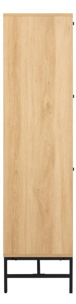 Uchylna szafka na buty w dekorze dębu w naturalnym kolorze 99x140x35 cm Albany – Actona