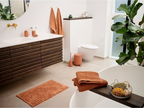 Żółty bawełniany ręcznik frotte 50x70 cm Classic – Zone