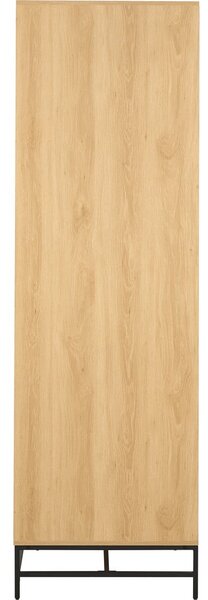 Szafa w dekorze dębu w naturalnym kolorze 99x200x60 cm Albany – Actona