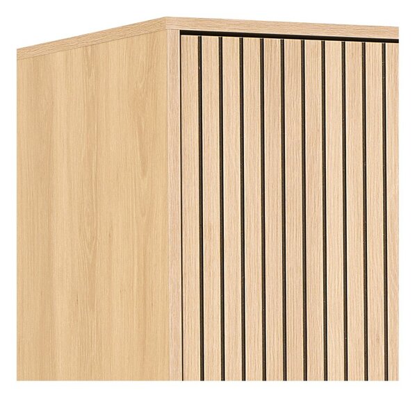 Szafa w dekorze dębu w naturalnym kolorze 99x200x60 cm Albany – Actona