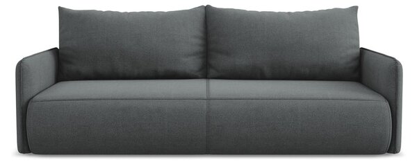 Szara rozkładana/ze schowkiem sofa 216 cm Nanea – Makamii