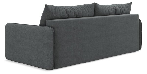 Szara rozkładana/ze schowkiem sofa 216 cm Nanea – Makamii