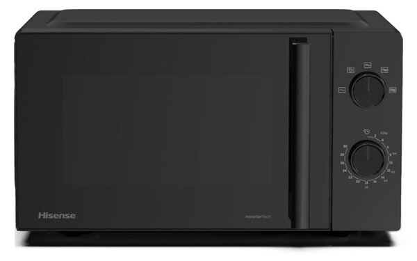Kuchenka mikrofalowa HISENSE H20MOBP1HI 700W średnica 24.5 cm pojemność 20L Technologia Inwerterowa Czarny