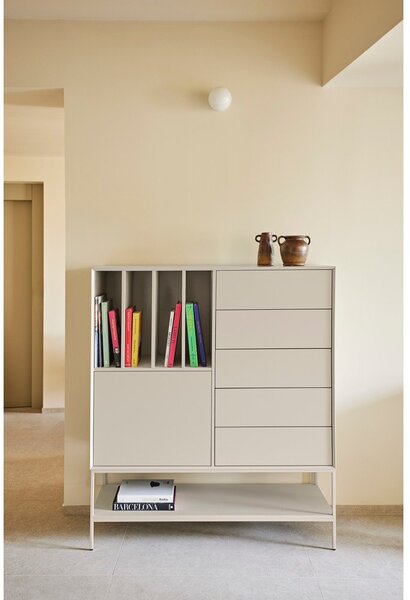 Kremowa szafka 120x140x45 cm Platt – Teulat