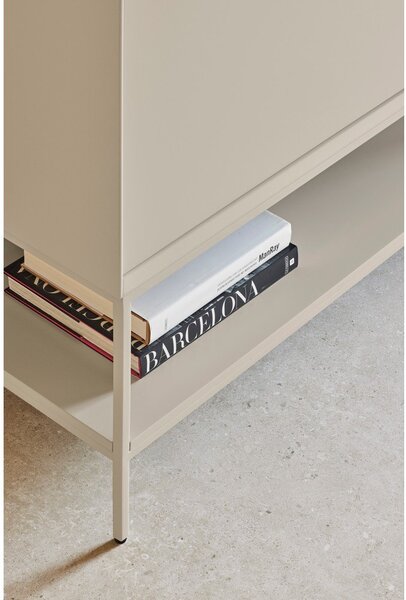 Kremowa szafka 120x140x45 cm Platt – Teulat