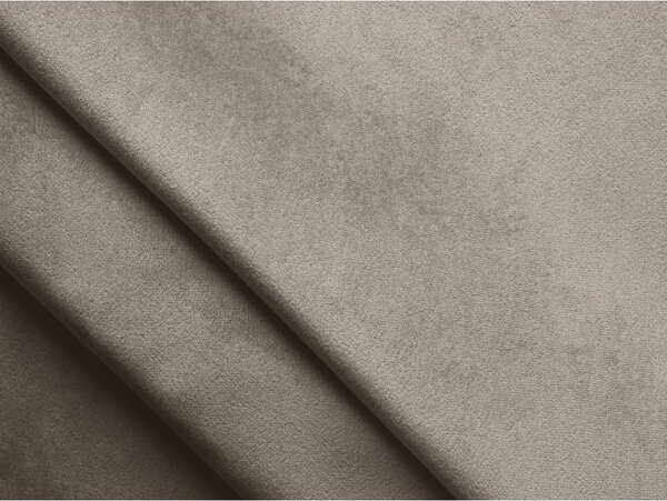 Szarobrązowe tapicerowane łóżko dwuosobowe ze schowkiem i stelażem 140x200 cm Anani – Makamii