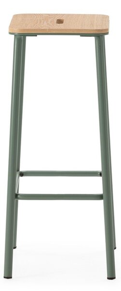 Zielone hokery zestaw 2 szt. (wysokość siedziska 65 cm) Abba – Marckeric