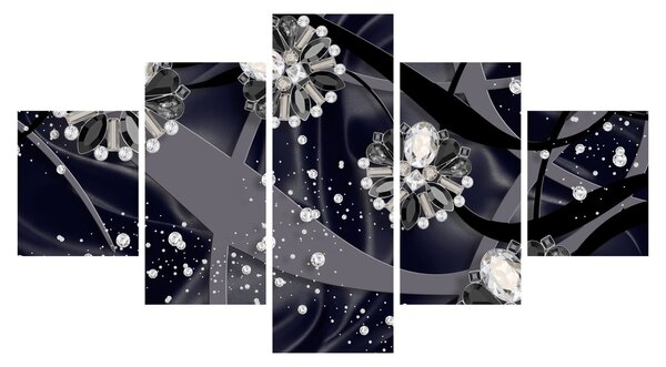 Obraz - Diamenty w pomieszczeniu (125x70 cm)