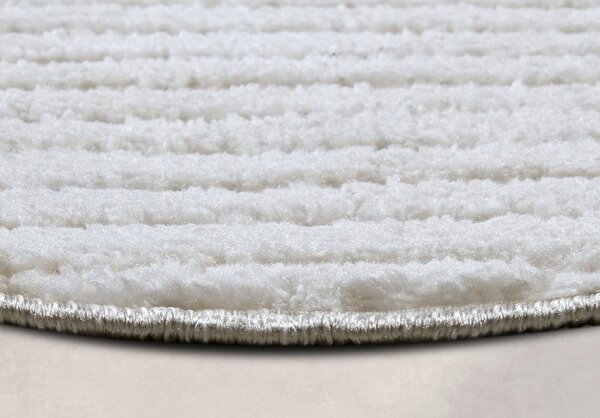 Biały okrągły dywan ø 160 cm Panglao New York White – Elle Decoration