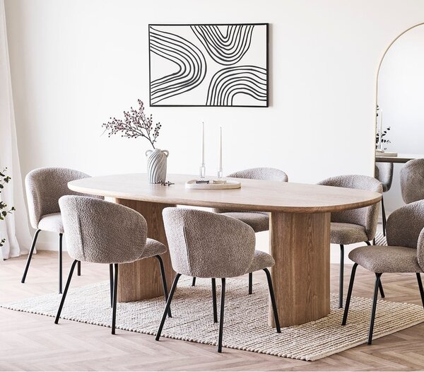 Stół w dekorze jesionu 110x210 cm Serra – House Nordic