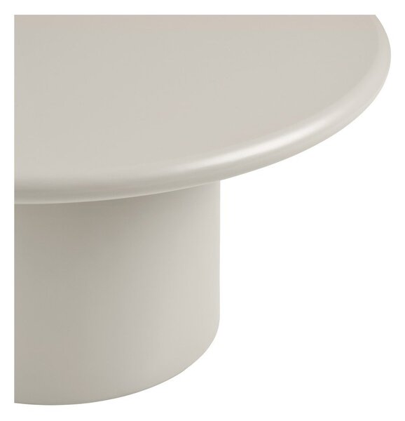 Kremowy okrągły stolik ø 80 cm Nagano – House Nordic