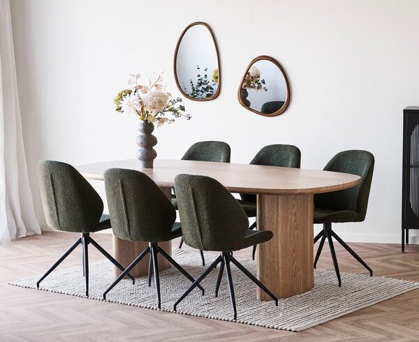 Stół w dekorze jesionu 110x210 cm Serra – House Nordic
