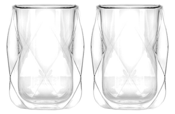 Kubki na espresso z podwójną ścianką zestaw 2 szt. 100 ml Geo – Vialli Design