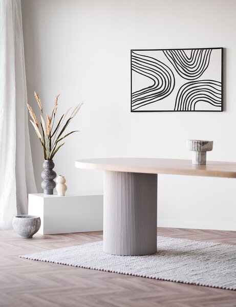 Stół z blatem w dekorze jesionu 100x220 cm Solva – House Nordic